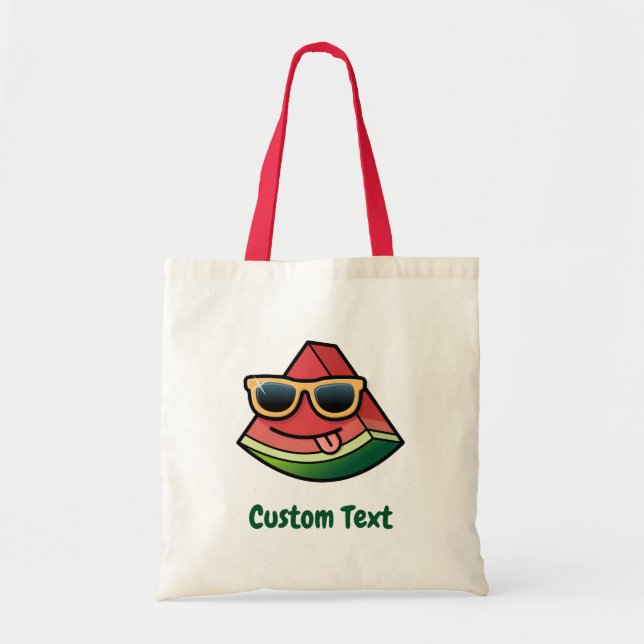 Watermelon Cartoon Tote Bag (Front)