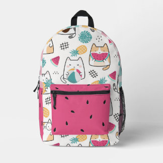 Watermelon Cat Backpack