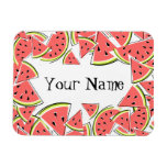 Watermelon Centre Name Magnet
