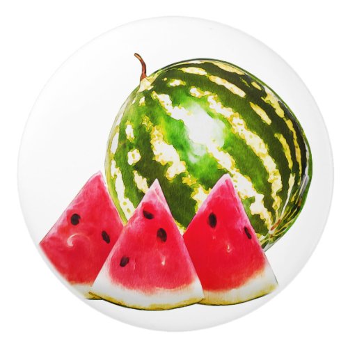 Watermelon Ceramic Knob