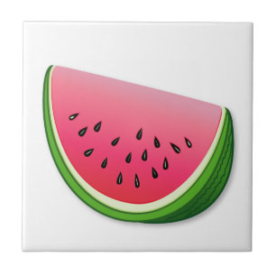 Watermelon ceramic tile