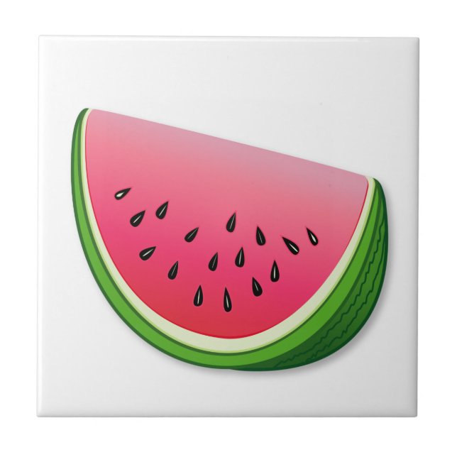 Watermelon  ceramic tile (Front)