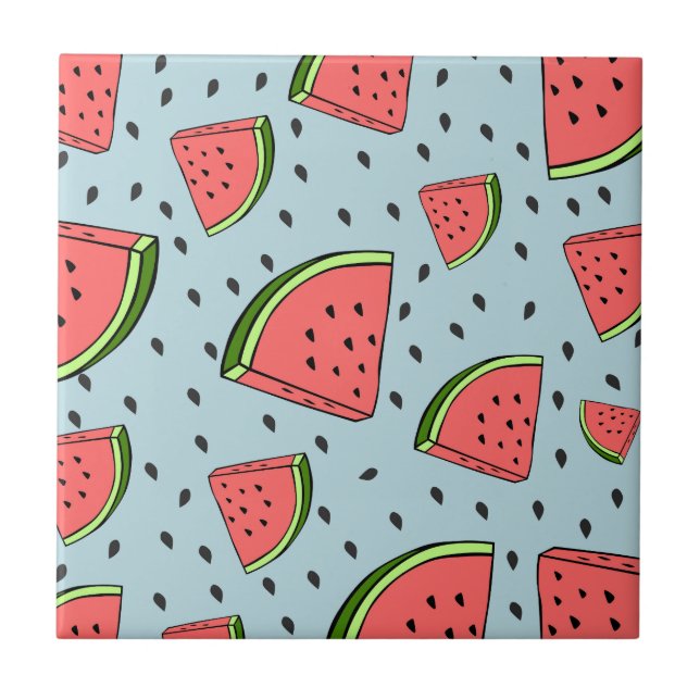 Watermelon Ceramic Tile (Front)