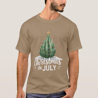 Watermelon Christmasree Christmas In July Summer f T-Shirt