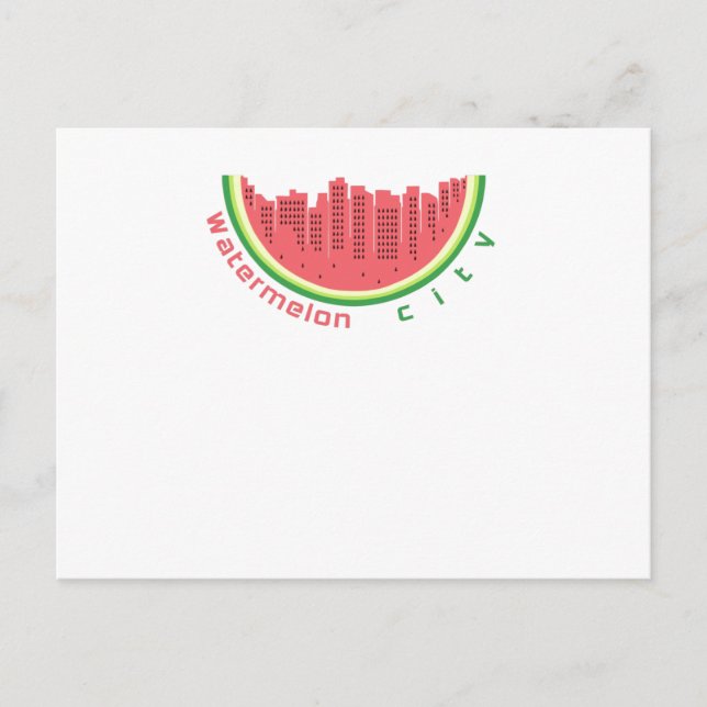 Watermelon City Postcard (Front)