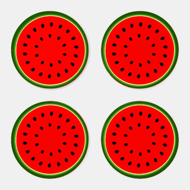 Watermelon Coaster Set (Set)