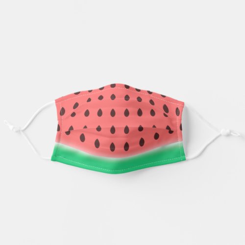 Watermelon Color Gradient Ombre Funny Fruits Cute Adult Cloth Face Mask