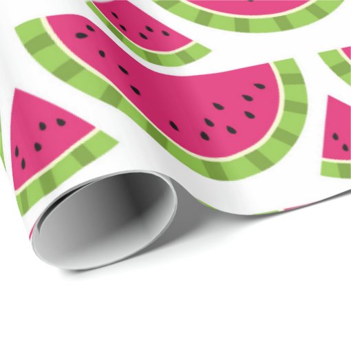 watermelon color wrapping paper Zazzle