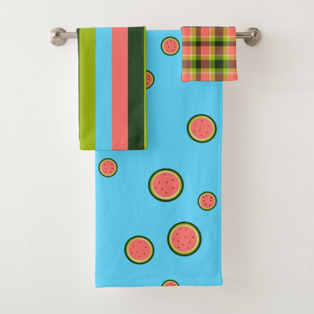 Watermelon Coordinates towel set (Insitu)