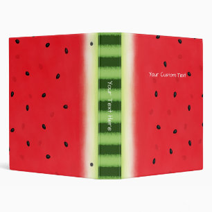 Watermelon Custom 1" 3 Ring Binder
