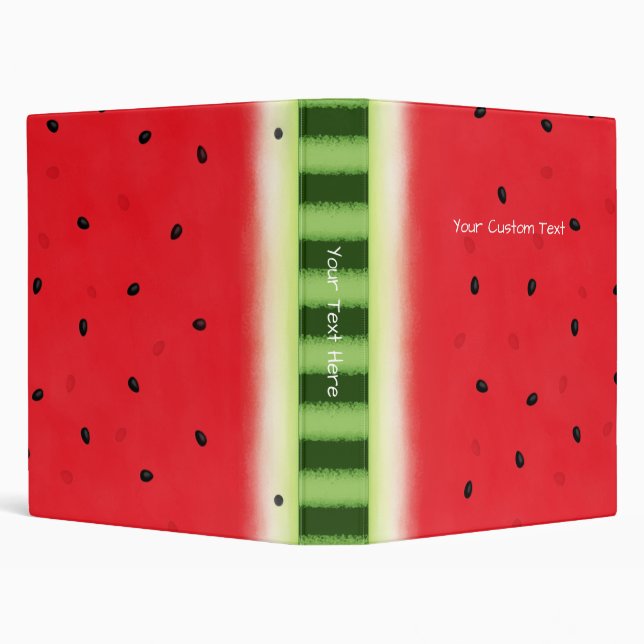 Watermelon Custom 1" 3 Ring Binder (Background)