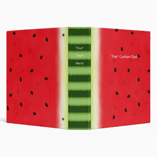 Watermelon Custom 1.5" 3 Ring Binder
