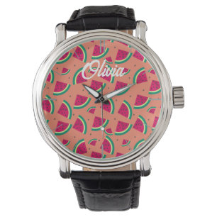 Watermelon  Custom Name Watch