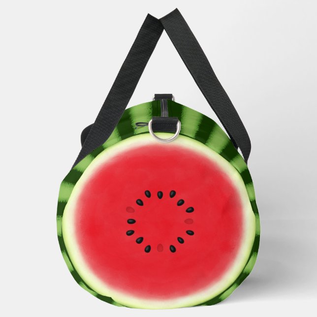 Watermelon Customizable Large Duffle Bag (Left)