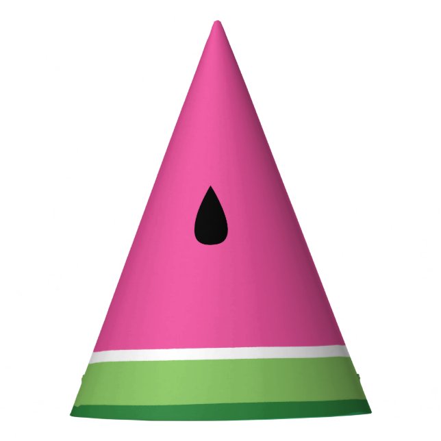 Watermelon Cute 1st Birthday Party Hats (Front)
