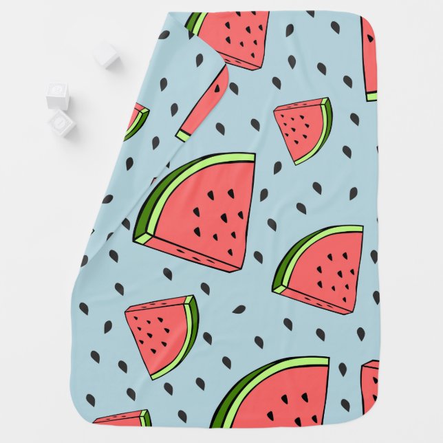 Watermelon Cute Baby Blanket (In Situ)