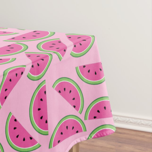 Watermelon Cute First Birthday Fruit Tablecloth (In Situ)