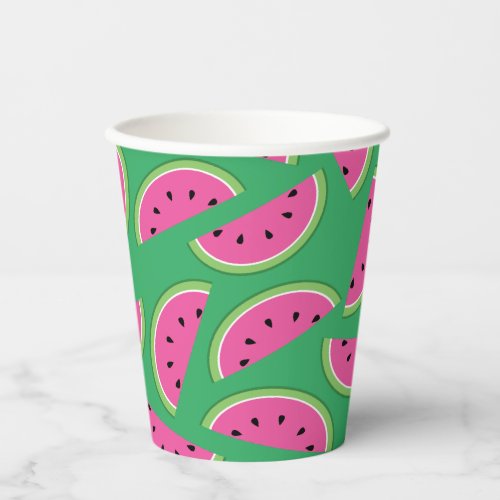 Watermelon Cute Kids 1st Birthday Paper Cups