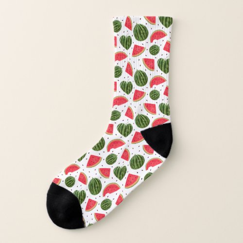 Watermelon Cute Summer Pattern Socks