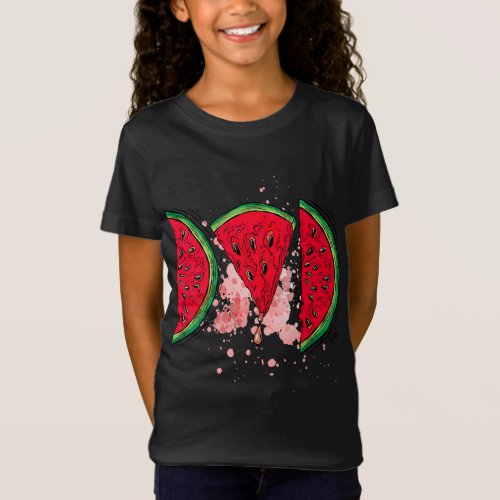 Watermelon Dad funny Summer Melon Fruit _ Fathers  T_Shirt