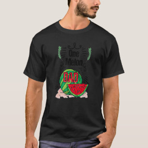Watermelon Dad Summer Melon Fruit Fathers Day T-Shirt