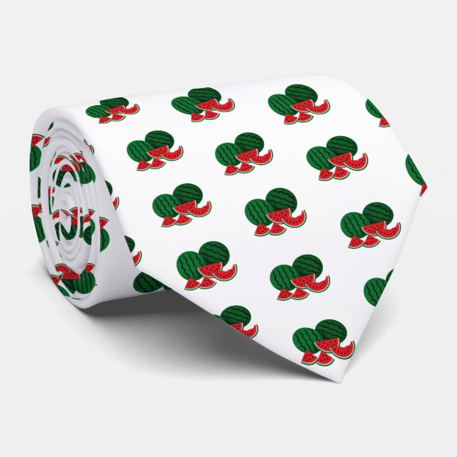 Watermelon Day Neck Tie (Rolled)