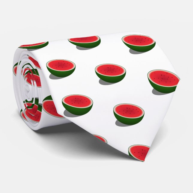 Watermelon Day Neck Tie (Rolled)