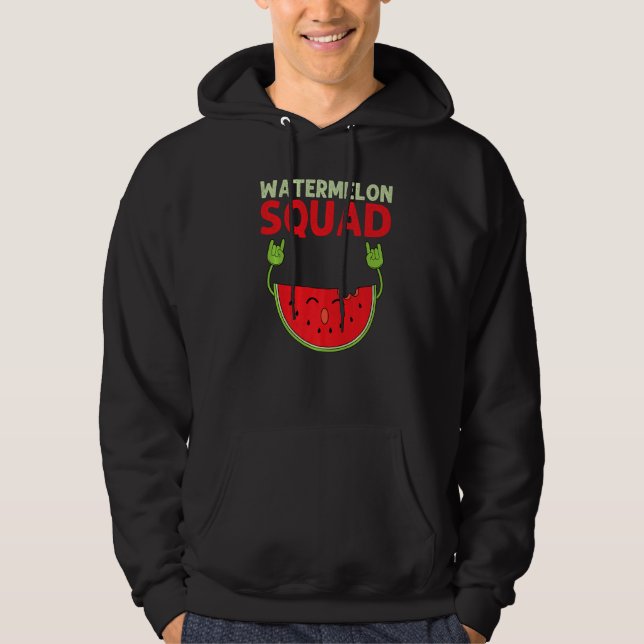Watermelon Designs For Men Women Summer Fruit Eate Hoodie (Front)