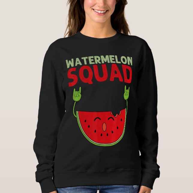 Watermelon Designs For Men Women Summer Fruit Eate Sweatshirt (Front)