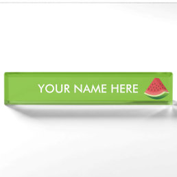 Watermelon Desk Name Plate