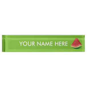 Watermelon Desk Name Plate