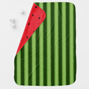 Watermelon Double Sided Baby Blanket