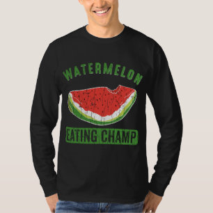 Watermelon Eating Champ Funny Summer Fruit Lover G T-Shirt