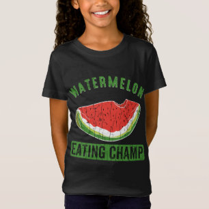 Watermelon Eating Champ Funny Summer Fruit Lover G T-Shirt