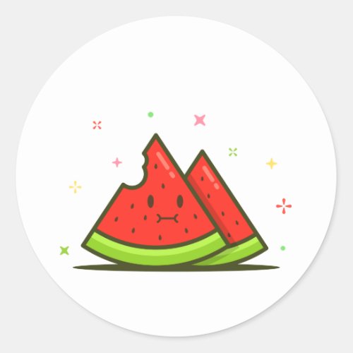 Watermelon Emoji Sticker