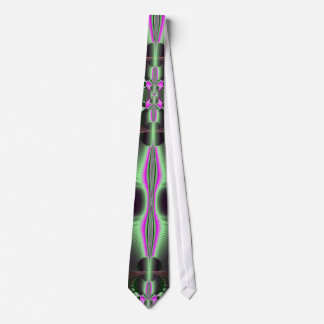 Watermelon Explosion Fractal Tie