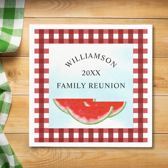 Watermelon Family Reunion Napkins (Creator Uploaded)