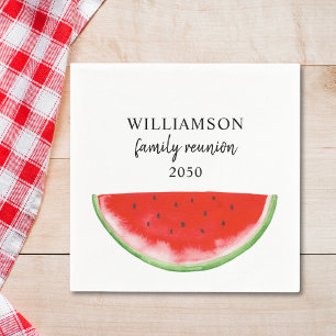 Watermelon Family Reunion Napkins