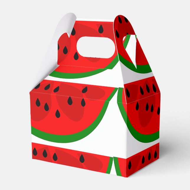 Watermelon Favor Boxes (Front Side)