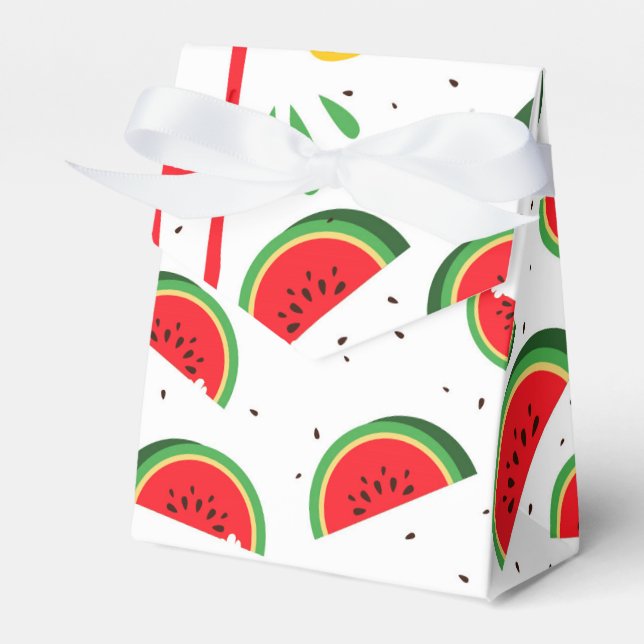 Watermelon favor boxes - for the minimalist (Front Side)