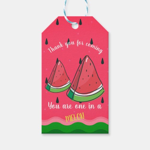 Watermelon Favor Tags