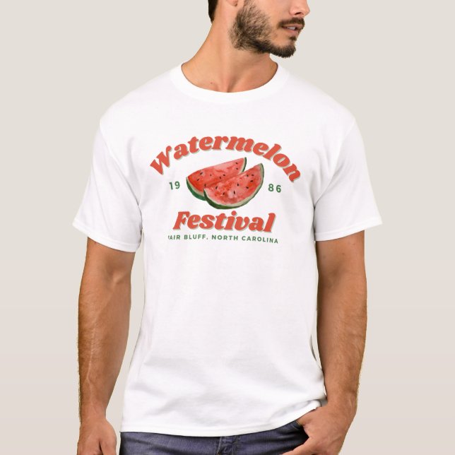 Watermelon Festival T-shirt - Fair Bluff, NC (Front)