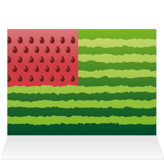 Watermelon Flag (Inside Horizontal (Top))