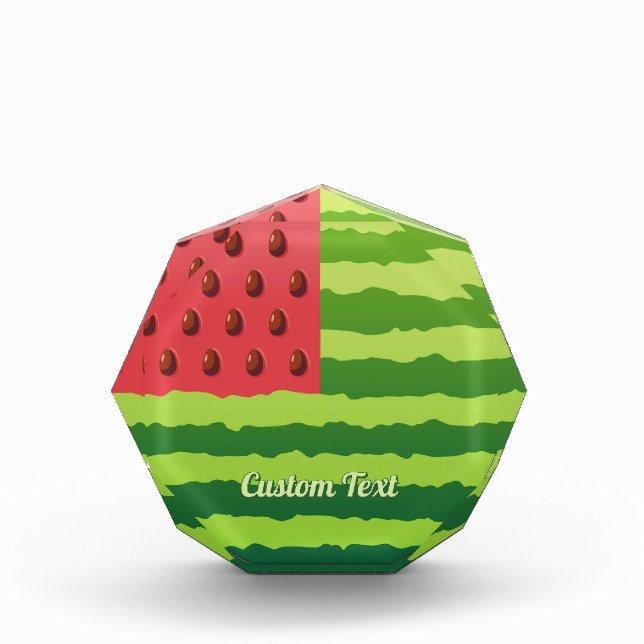 Watermelon Flag Acrylic Award (Front)