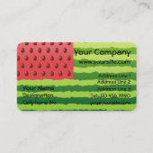 Watermelon Flag Business Card (Front)