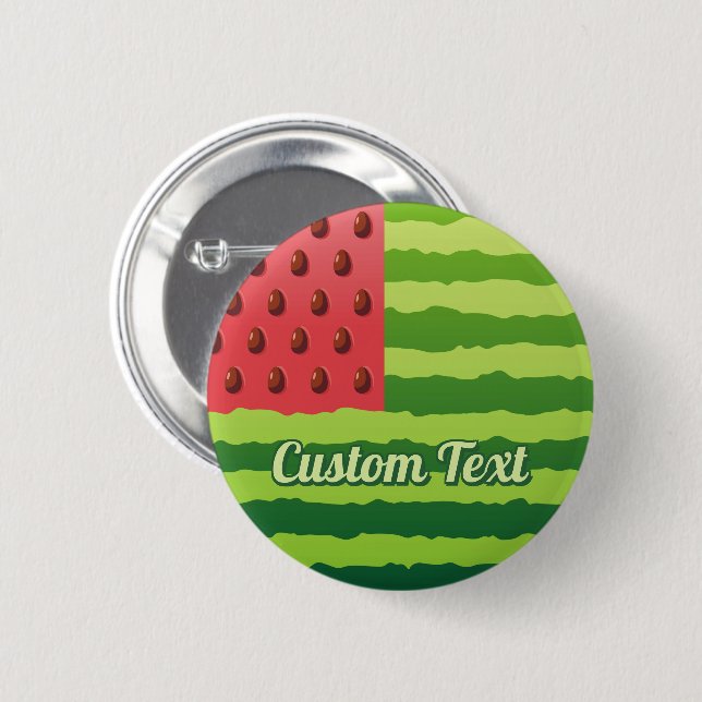 Watermelon Flag Button (Front & Back)