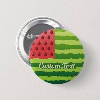 Watermelon Flag Button