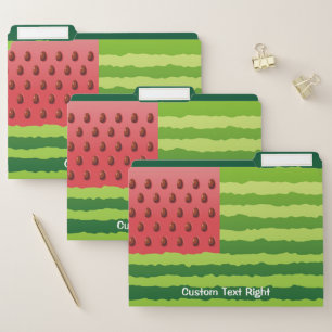 Watermelon Flag File Folder