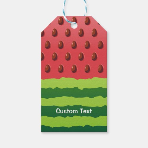 Watermelon Flag Gift Tags