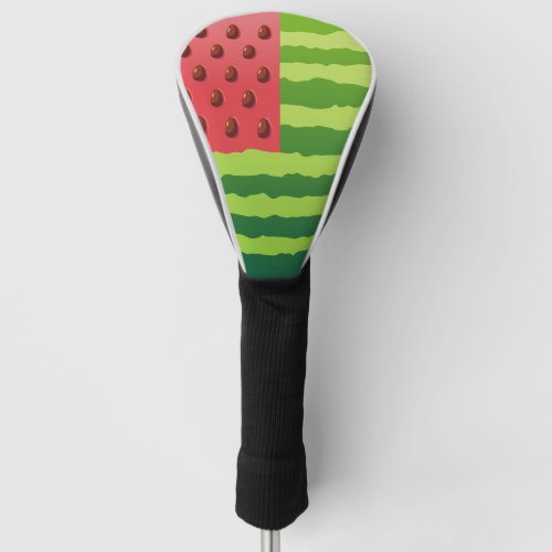 Watermelon Flag Golf Head Cover